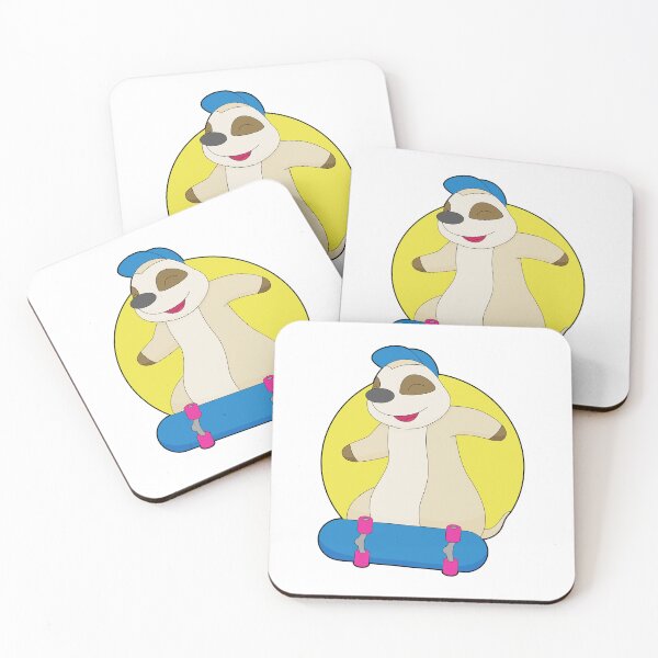 Item preview, Meerkat Skater Skateboard designed and sold by Snabdesign84.