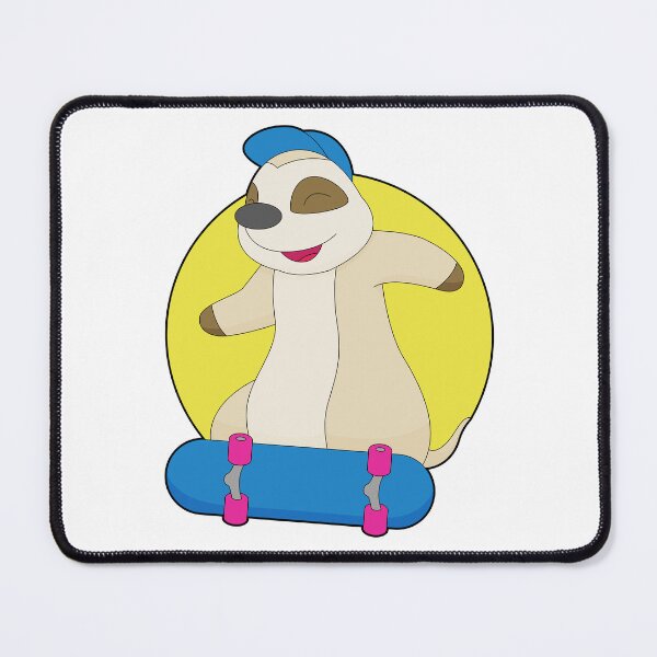 Item preview, Meerkat Skater Skateboard designed and sold by Snabdesign84.