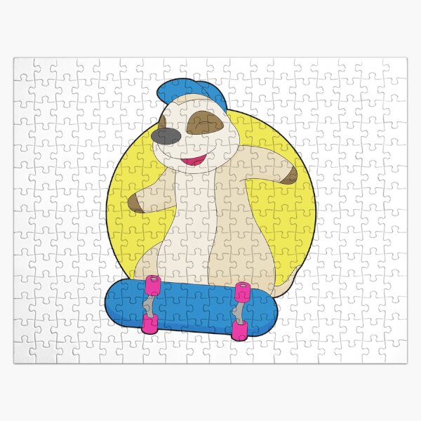 Item preview, Meerkat Skater Skateboard designed and sold by Snabdesign84.