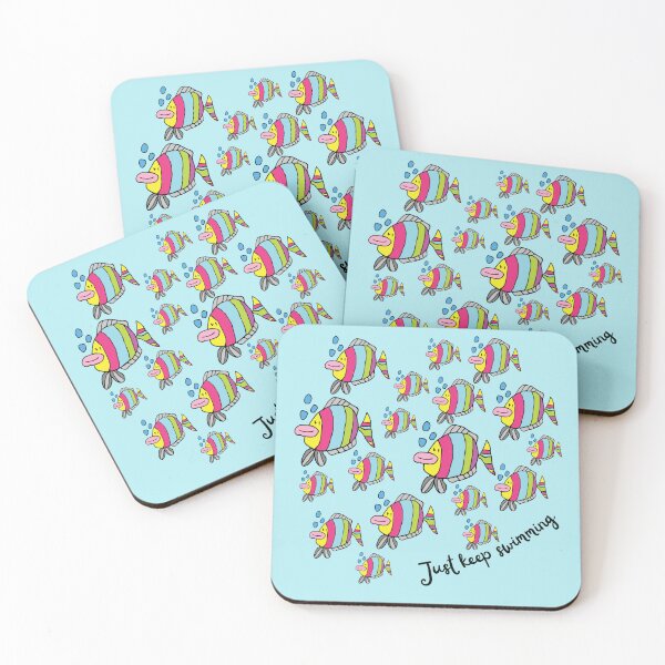 Item preview, Just Keep Swimming Rainbow Fish by Everything Eli designed and sold by EverythingEli.