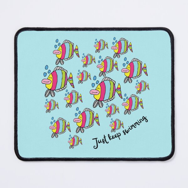 Item preview, Just Keep Swimming Rainbow Fish by Everything Eli designed and sold by EverythingEli.