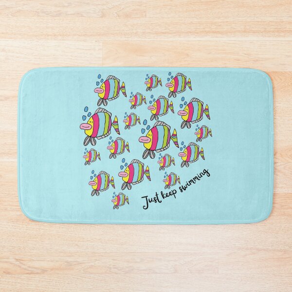 Item preview, Just Keep Swimming Rainbow Fish by Everything Eli designed and sold by EverythingEli.