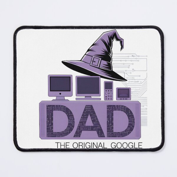 Item preview, Dad: The Original Google | Tech Wizard Father’s Day Digital Art Print 2025 designed and sold by AnnDesignStudio.