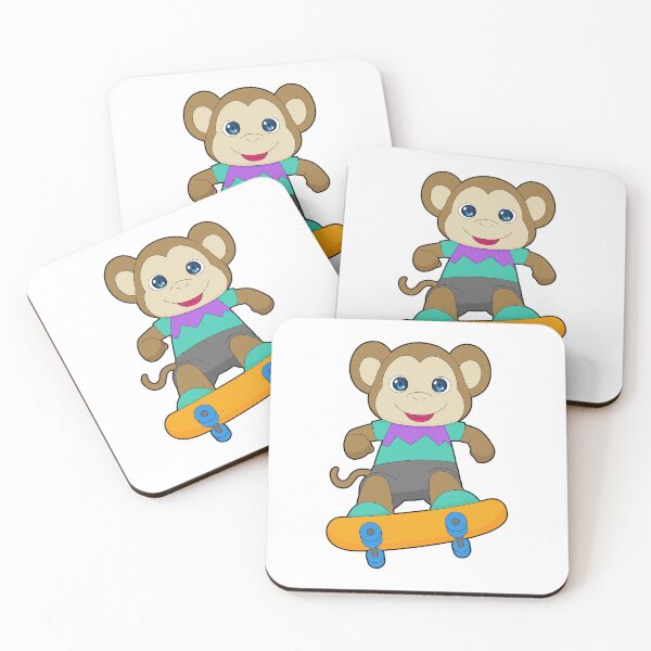 Item preview, Monkey Skater Skateboard designed and sold by Snabdesign84.