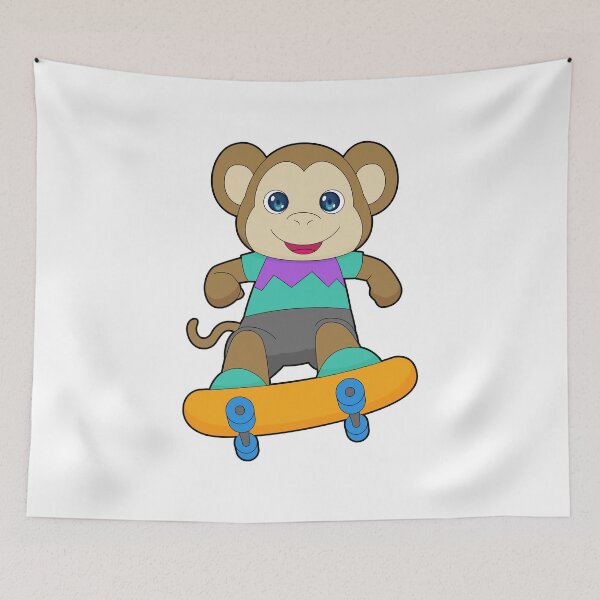 Item preview, Monkey Skater Skateboard designed and sold by Snabdesign84.