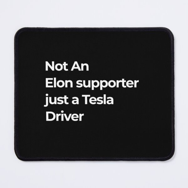 Item preview, Not an elon supporter just a tesla driver - Anti Elon Tesla Club - Bumper Sticker Decal Accessories - Elon Musk designed and sold by CapriCreatives.
