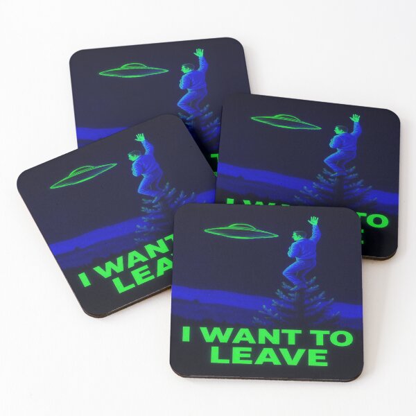Item preview, UV Leaving, please take me! designed and sold by Abducted Treasures.