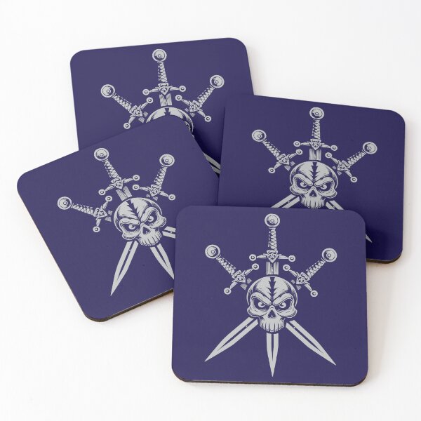 Item preview, A-skull surrounded by three swords designed and sold by KoandZo.