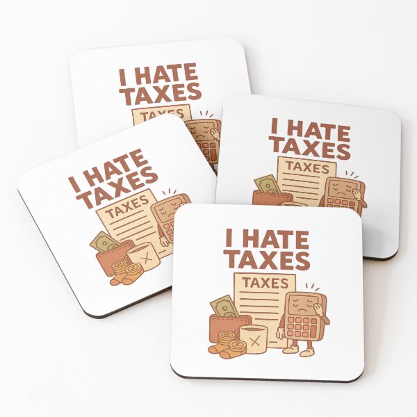 Item preview, I Hate Taxes | Funny Anti-Tax Season Design designed and sold by Radgraphic.