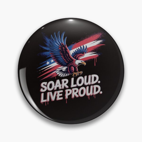 Item preview, Feral But Free 4th of July – Soar Loud Live Proud designed and sold by Slavicsoul.