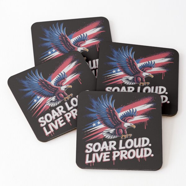 Item preview, Feral But Free 4th of July – Soar Loud Live Proud designed and sold by Slavicsoul.