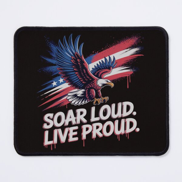 Item preview, Feral But Free 4th of July – Soar Loud Live Proud designed and sold by Slavicsoul.