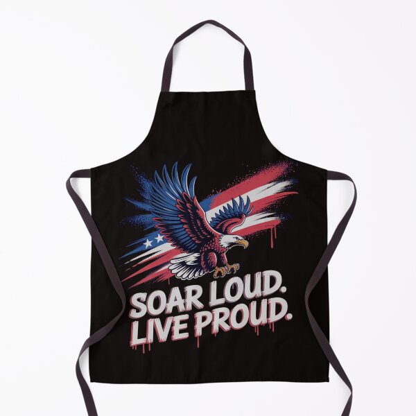 Item preview, Feral But Free 4th of July – Soar Loud Live Proud designed and sold by Slavicsoul.