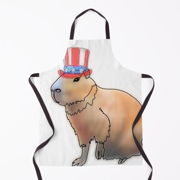 Item preview, Patriotic Capybara in Uncle Sam Hat – animalsinhats designed and sold by Ashley’sAnimalz.