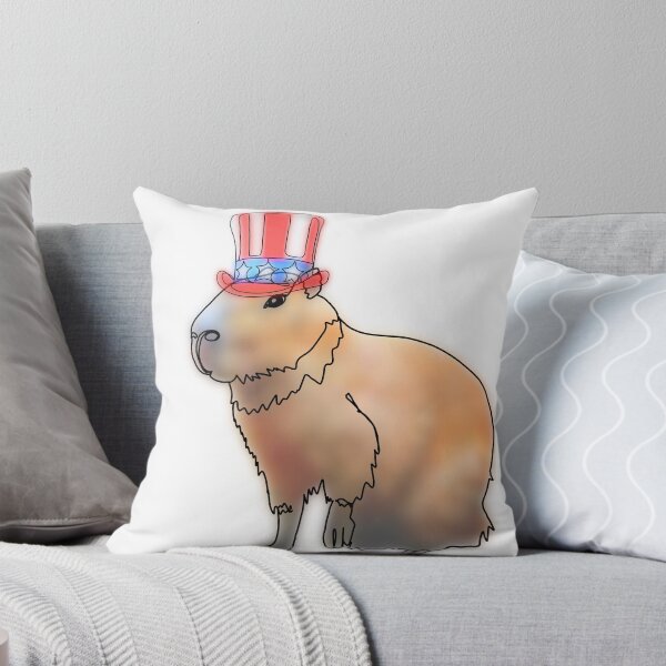 Item preview, Patriotic Capybara in Uncle Sam Hat – animalsinhats designed and sold by Ashley’sAnimalz.