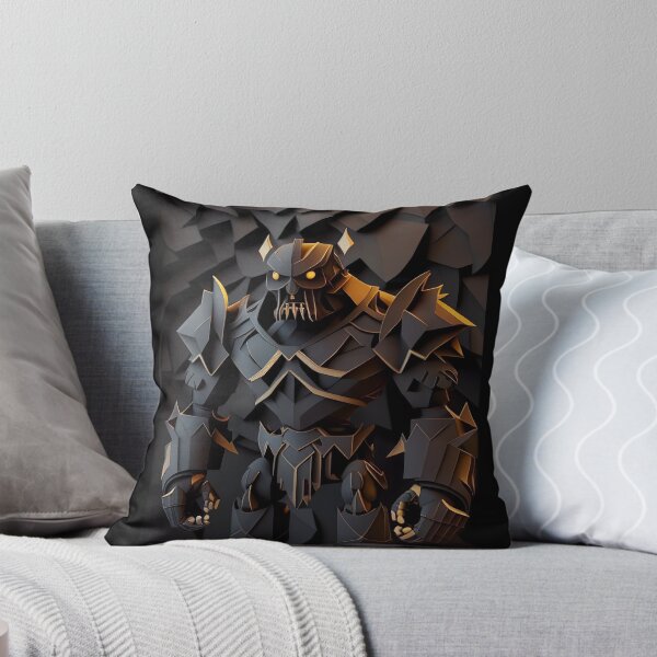 Item preview, Ogre Robot Warrior Art Print designed and sold by ShadowAndSlate.