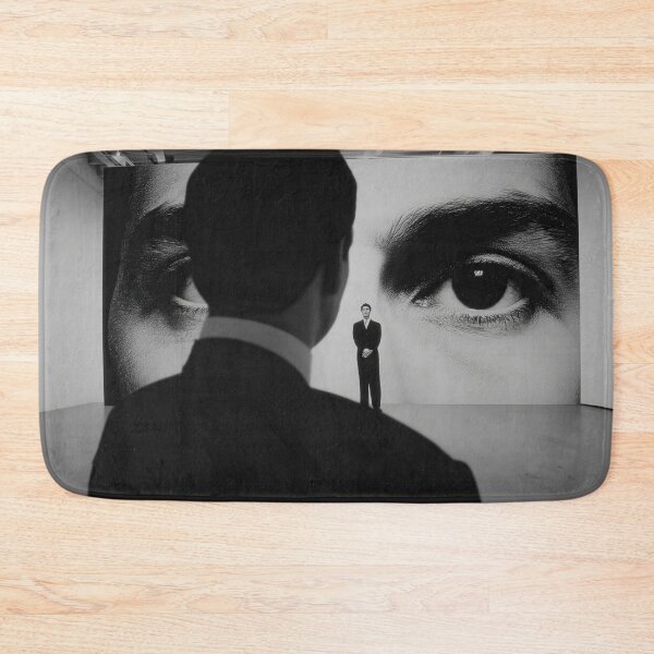 Item preview, The Watcher Within – Surreal Eye Wall and Shadowed Man designed and sold by Retrocranio.