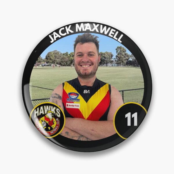 Item preview, Player Badge - #11 - Jack Maxwell designed and sold by HallamHawks.