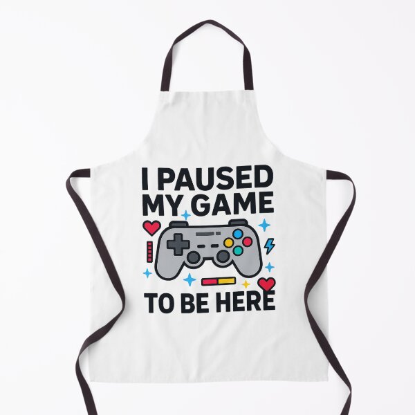 Item preview, I Paused My Game to Be Here | Funny Gamer Quote designed and sold by Radgraphic.