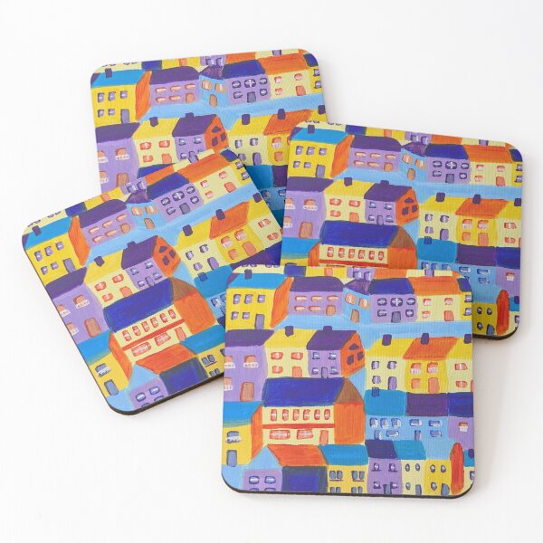 Item preview, Colourful village  designed and sold by LaHickmana.