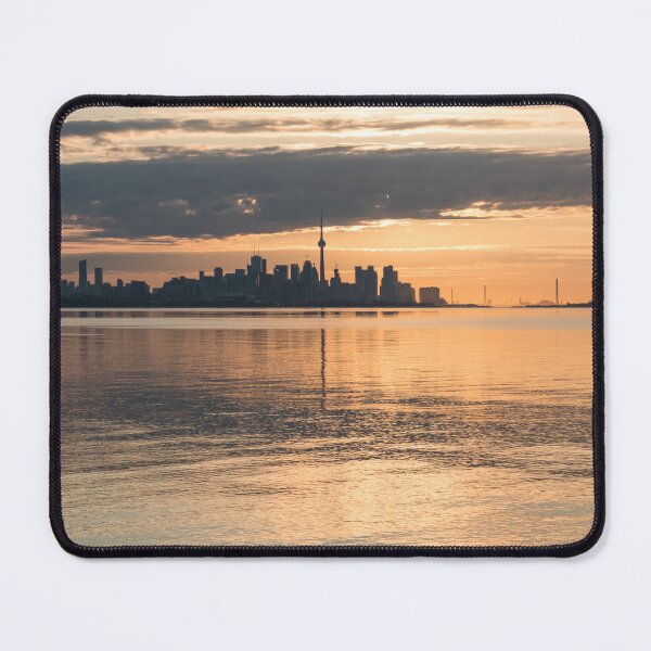 Item preview, Toronto Skyline Silhouette in Gold and Gray designed and sold by Georgia Mizuleva.