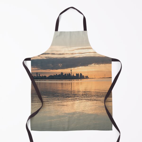 Item preview, Toronto Skyline Silhouette in Gold and Gray designed and sold by Georgia Mizuleva.