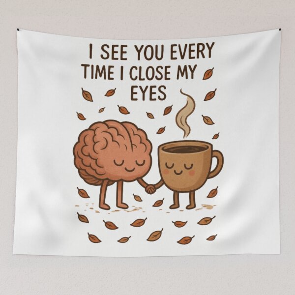 Item preview, Coffee & Brain designed and sold by GatesShop.