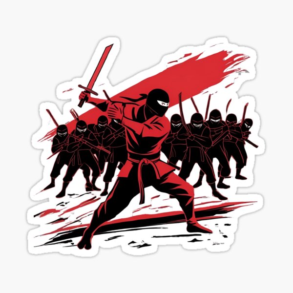 Item preview, Lone Ninja Warrior Minimalist Feudal Japan T-Shirt Design designed and sold by Laramsstore.
