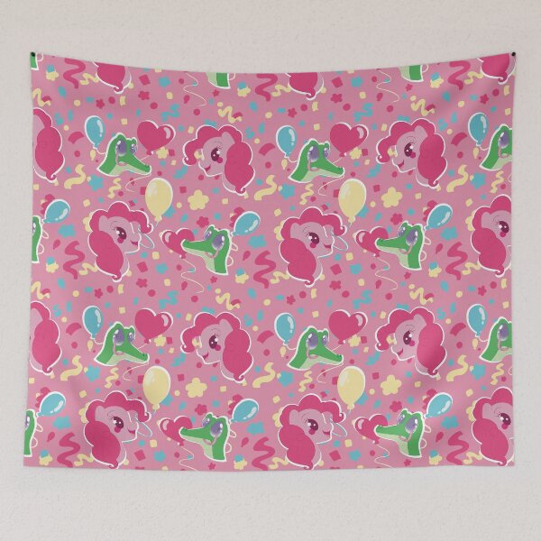 Item preview, Pink Party Pony Pattern designed and sold by CosyCosmos.