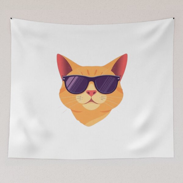 Item preview, Cool Cat 80s Vibes designed and sold by apoknight.