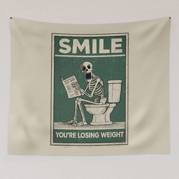 Item preview, You're Losing Weight| Funny Skeleton Design designed and sold by Shamrocx.