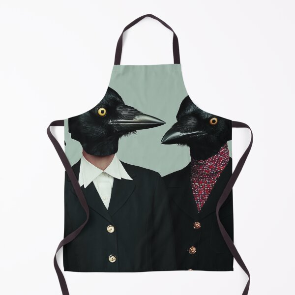 Item preview, Corporate Crows – Surreal Bird-Headed Men in Suits designed and sold by Retrocranio.