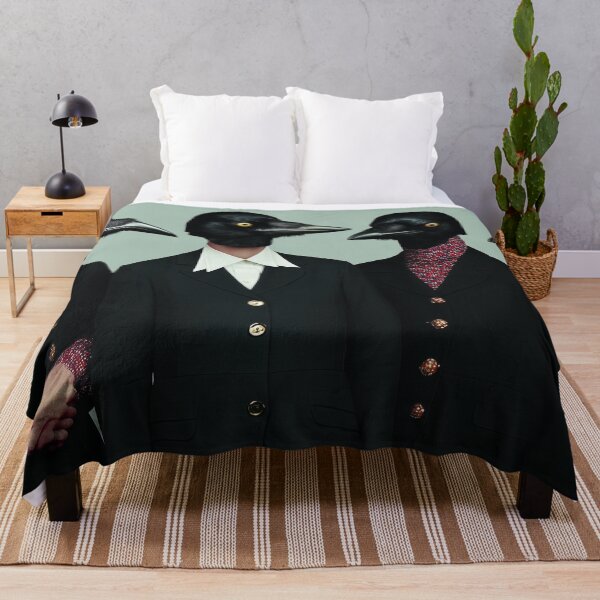 Item preview, Corporate Crows – Surreal Bird-Headed Men in Suits designed and sold by Retrocranio.