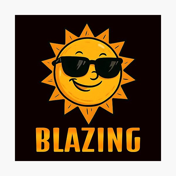 Item preview, Cool Sun Cartoon Cool Cartoon Sun with Sunglasses – Funny Summer Blazing Sunshine Design designed and sold by Unlimited-Style.