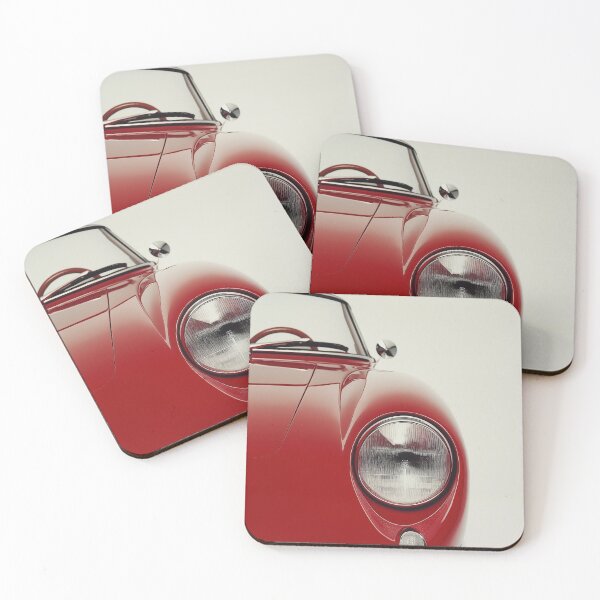 Item preview, Classic Red Roadster – Vintage Sports Car Minimalist Close-Up designed and sold by Retrocranio.