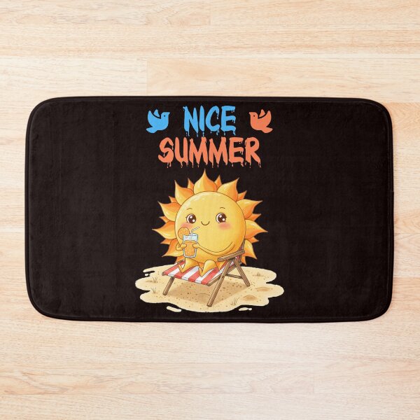 Item preview, Summer Sun Lounge Cute Cartoon Sun with Sunglasses – Fun Summer Beach Vibes Illustration designed and sold by Unlimited-Style.