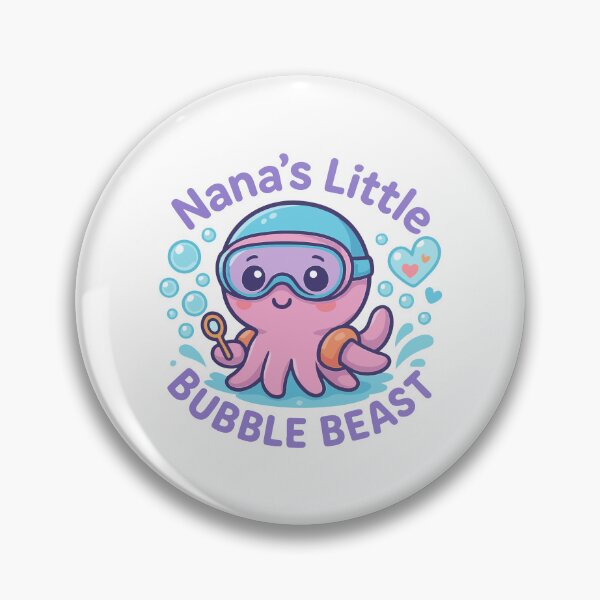 Item preview, Nana’s Little Bubble Beast Cute Octopus designed and sold by HandicraftArt.