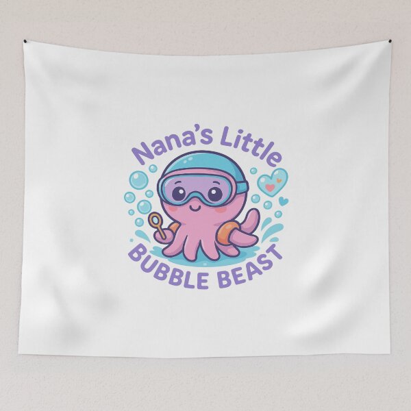 Item preview, Nana’s Little Bubble Beast Cute Octopus designed and sold by HandicraftArt.
