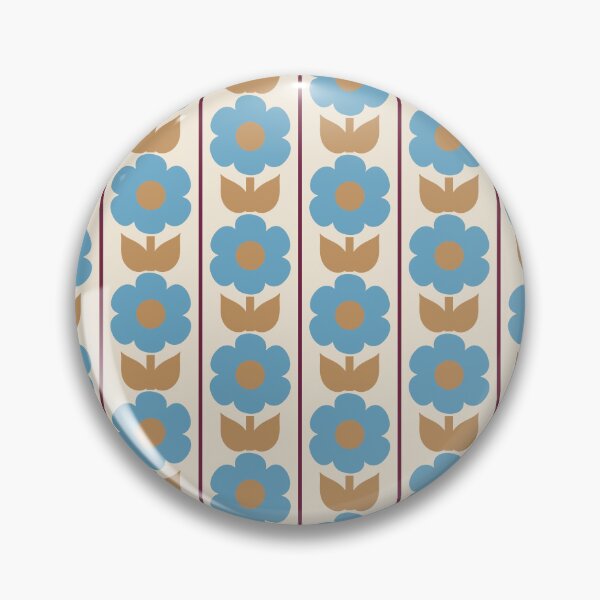 Item preview, Cozy Country Jonnty Floral Vintage Flowers and Stripes Pattern designed and sold by kierkegaard.