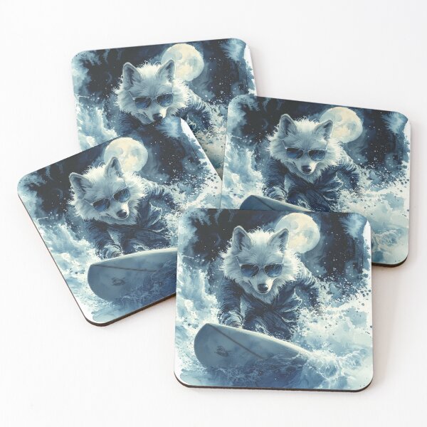 Item preview, Howl & Surf – Night Edition designed and sold by Daagath.
