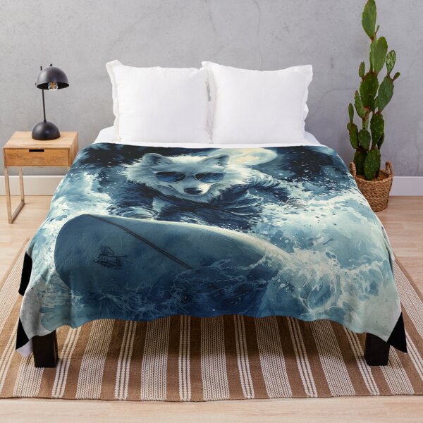 Item preview, Howl & Surf – Night Edition designed and sold by Daagath.