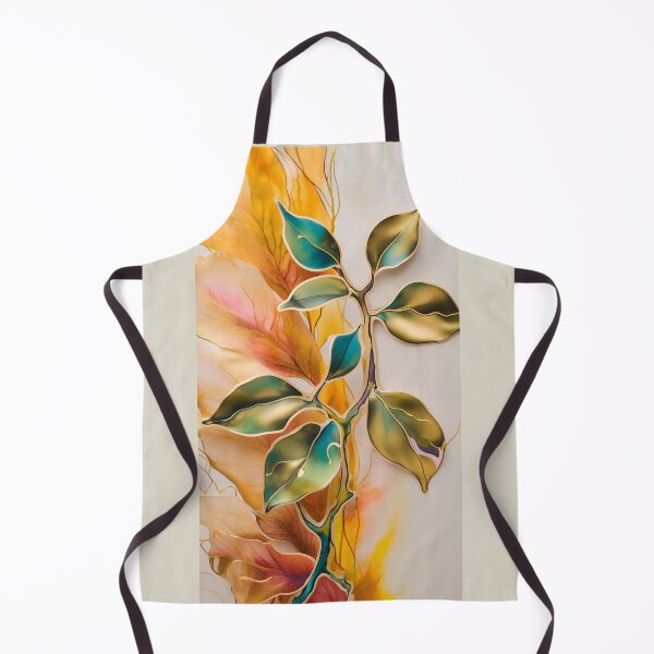 Item preview, Colorful leaf texture, gold blue yellow pattern, leaf pattern, colorful stone, abstracitive leaf, gold leaf designed and sold by KolorellaS.