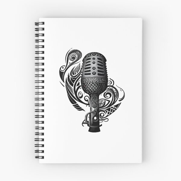 Item preview, Tribal Vintage Mic designed and sold by ShadowAndSlate.