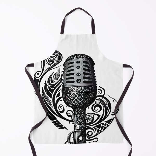Item preview, Tribal Vintage Mic designed and sold by ShadowAndSlate.