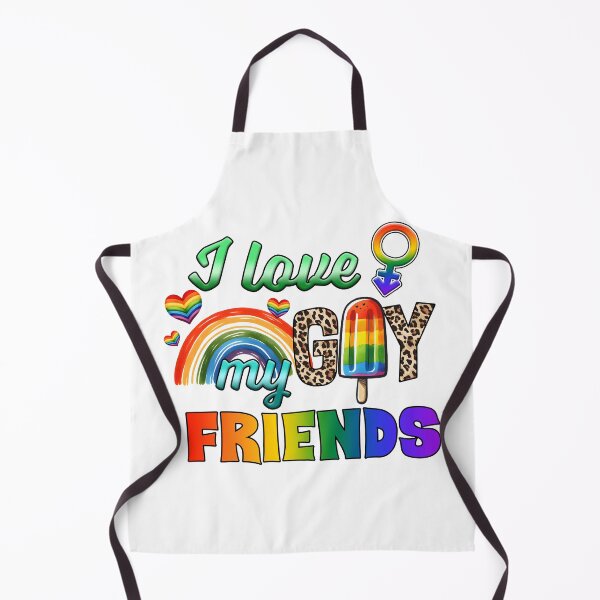 Item preview, I love my gay friends rainbow pride designed and sold by ArtHavenDesign.