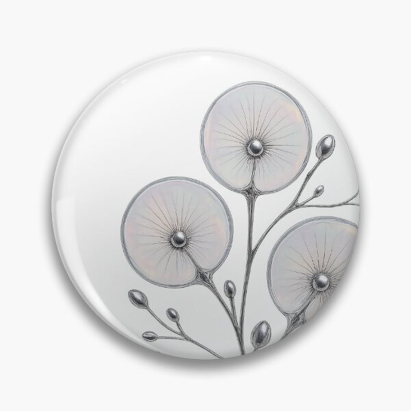Item preview, Futuristic Chrome Exotic Flower designed and sold by 3D-EL.