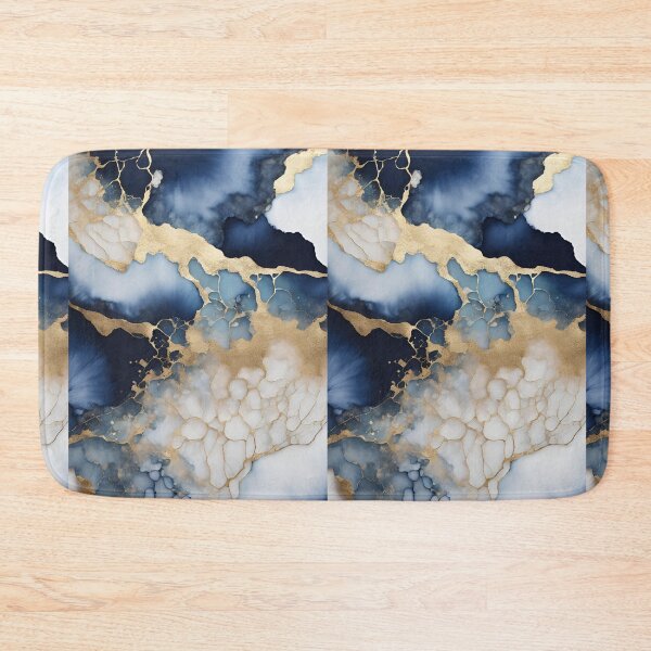 Item preview, Dark  Blue and gold marble texture, gold and blue marble, marble texture,  blue stone, light blue marble, marble pattern, designed and sold by KolorellaS.