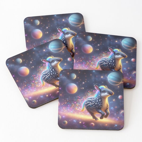 Item preview, Mystic tapir running at space  designed and sold by Dogandesighn.