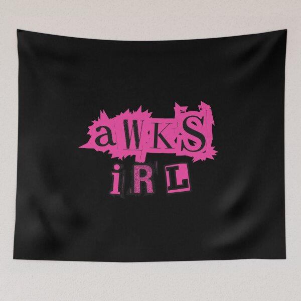 Item preview, Awks IRL Hot Pink Slang for Gen Z Fashion designed and sold by Artography Designs.