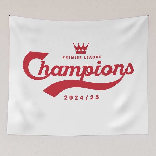 Item preview, Champions 2024/25 – celebrating Liverpool FC's league title (RED) designed and sold by KAMcDermott74.